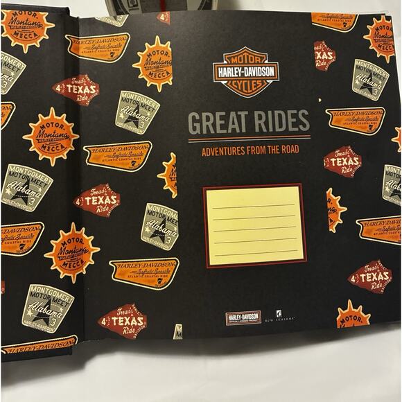 HARLEY-DAVIDSON DELUXE PHOTO SCRAPBOOK ALBUM And GREAT RIDES Notes From Home - Picture 11 of 12